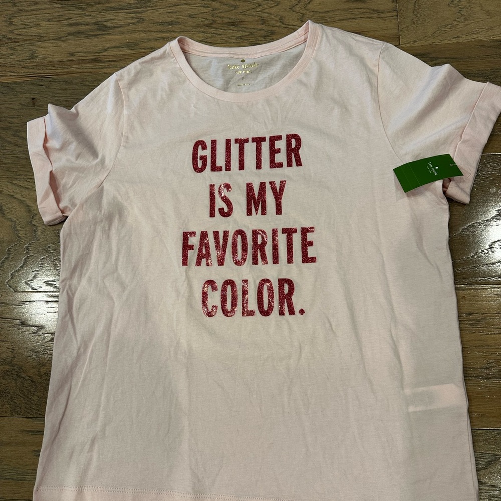Kate Spade Size L Pink Tee